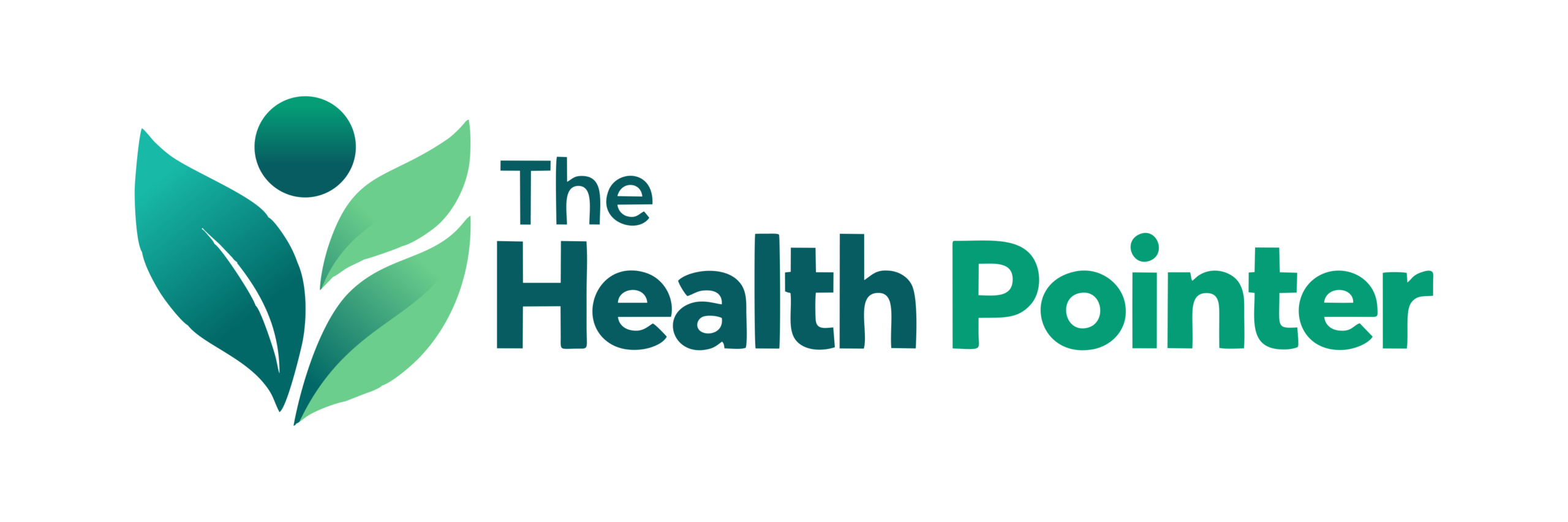 The Health Pointer – Green Logo